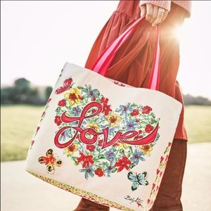 2018 Brighton Retired Love Tweet Tote NWT